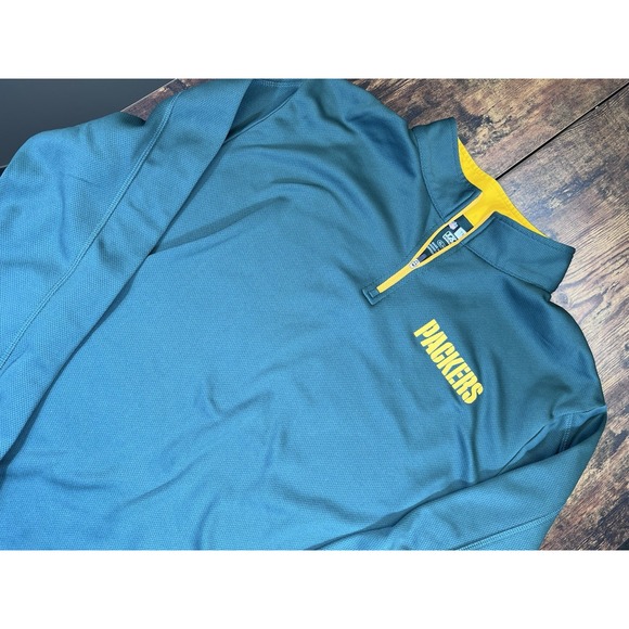 NFL Team Apparel Other - TX3 Warm Men'sNFL Green Bay Packers NFL Team Apparel 1/4 Zip Green Shirt XL